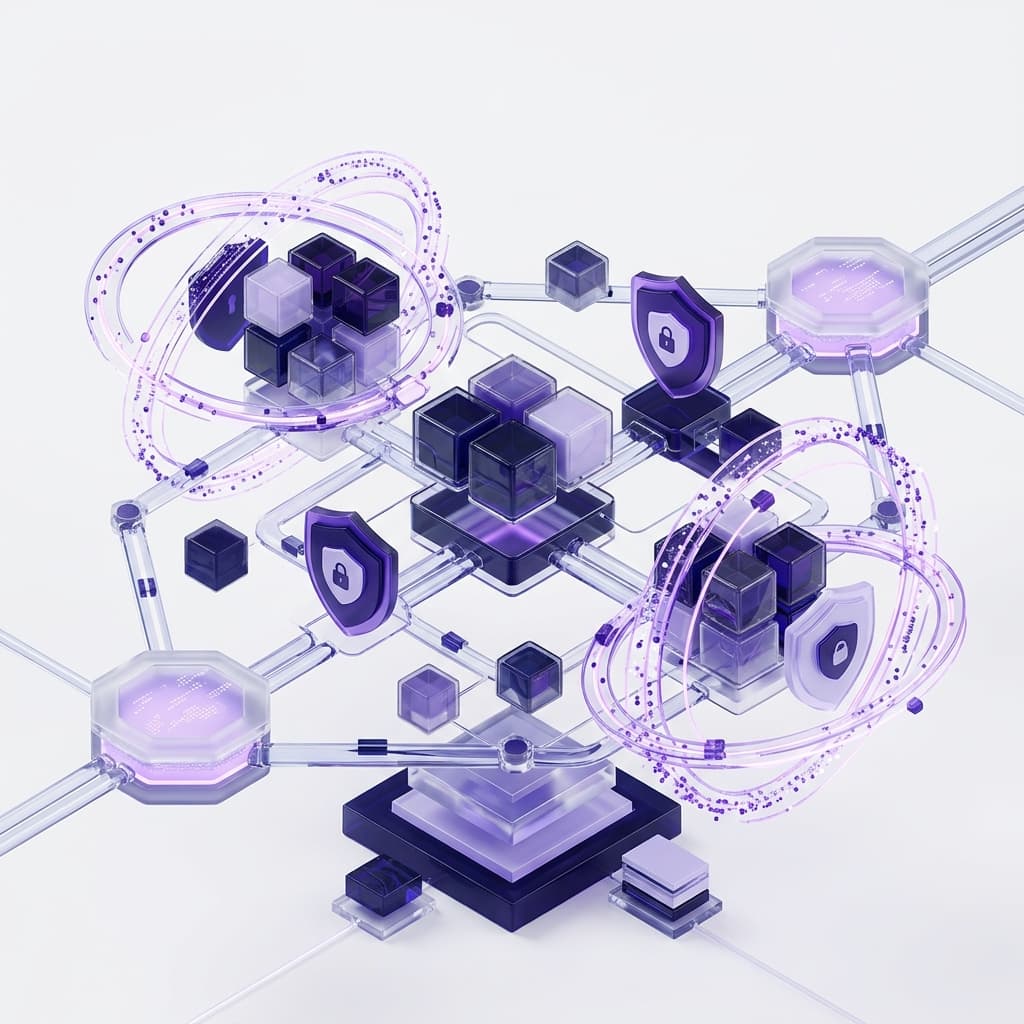 Secure distributed cloud infrastructure connected across multiple nodes